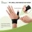 Gel Wrist and Thumb Brace - 2 Pairs - Unisex Wrist Splint to Fit Left or Right Hand - Wrist Support for Arthritis, Rheumatism, Carpal Tunnel Pain Relief - Flexible Silicone Thumb Brace (Black)