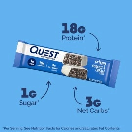 Quest Nutrition Cookies & Cream Hero Bar - 12 Count
