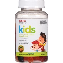 GNC milestones Kids Multi Gummy, Formulated with 11 Essential Nutrients, 120 Gummies