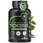 Zenmen Monolaurin Capsules Supplements - Long Haul, Tick Bite Immune Support - Potent Complex with Lauric Acid, Astragalus, Cats Claw, Beta Glucan, Olive Leaf