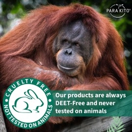 PARAKITO Mosquito, Ticks & Insect Spray- DEET Free, Citronella Essential Oil, Water & Sweat Resistant, Mosquito Bite Protection in Camping, Hiking, Travel Outdoor Activities (2.2oz)