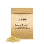 Pure Original Ingredients Banana Powder (4 oz) Smoothies & Shakes, Pancakes & Desserts, Always Pure