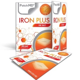 PatchMD - Iron Plus Topical Patches - 30 Days Supply