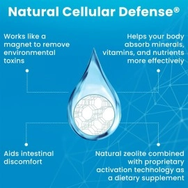 Waiora NCD2 Activated Best Pure Zeolite Liquid Drops - Natural Body Cleanse & Immune Support with Zeolite Clinoptilolite Liquid, pH Balance Formula, All-Natural - 1 Bottle (0.5 oz.), 90 Servings