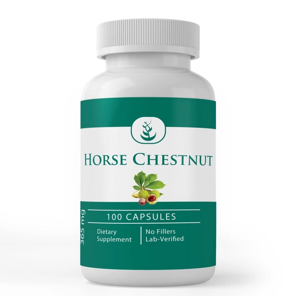 PURE ORIGINAL INGREDIENTS Horse Chestnut Capsules (100 Capsules) Circulation Support*, 20% Aescin, 100% & Natural, Non-GMO & Made in USA