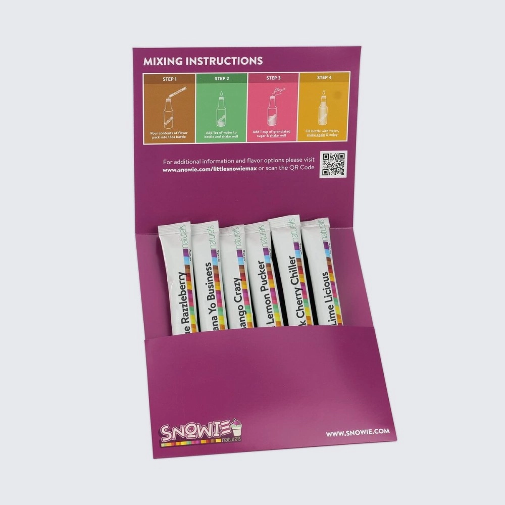 SNOWIE - Naturals - Natural Shaved Ice Flavor Syrup Powders 6 Pint Pack - Sweet
