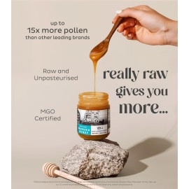 Steens Manuka Honey - Mgo 85+ - Pure & Raw 100% Certified Multifloral Manuka Honey - Bottled And Sealed In New Zealand - 4 X 7.9 Oz Of Highest