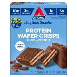 Atkins Snack Wafer, Chocolate Crme Flavor, 5 Pack ..