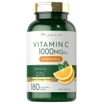 Carlyle Vitamin C Chewables | 1000mg | 180 Chewable Tablets | Vegetarian | Non-GMO, Gluten Free