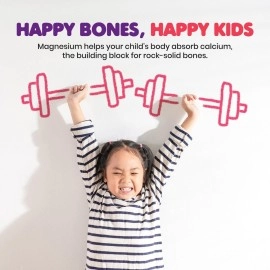 DR. MORITZ Kids Magnesium Gummies Sugar-Free - Calm Magnesium Gummies Supplement for Children, Sugar-Free Magnesium Calm Chews for Kids & Adults