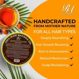 RA COSMETICS 100% Natural Batana Hair Oil 8 oz