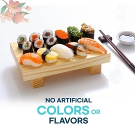 DOKDO SUPPLY Blue Ocean Sushi Nori Seaweed Sheets Full Sheets 100 sheets (50x2) 280Gram Organic Yaki Roasted Rolls Wraps 100% Natural Laver Fresh Maki Premium Thick Quality (100)