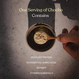 Mikuna Chocho Superfood Protein, Plant-Based Protein Powder - Vegan, Lectin-Free, Gluten Free, 3g Net Carbs, and Bioavailable, Non-Isolate (Vanilla, 15 Serving)
