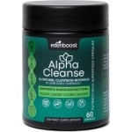 EdenBoost AlphaCleanse | Liver Health and Detox Blend Made with 12 Organic Superfoods. Milk Thistle, Dandelion Root, Burdock Root. Formulated for Detox Support, Liver, Digestive Health. (1 Bottle)