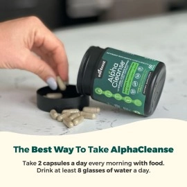 EdenBoost AlphaCleanse | Liver Health and Detox Blend Made with 12 Organic Superfoods. Milk Thistle, Dandelion Root, Burdock Root. Formulated for Detox Support, Liver, Digestive Health. (1 Bottle)