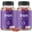 NutraChamps Iron Gummies with Vitamin C, 20mg Iron Blood Cell Formation Support, 120 Gummies for Iron Deficiency & Anemia, Energy, Focus, Immune Boost Pack of 2