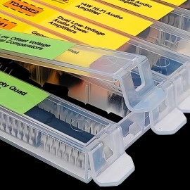 EEEEE IC kit 161 pcs, 20 Models Chip Assortment Set Analog Integrated Circuits Electronics Parts Opamp Pack, 555 Timer Components, Op Amp, Oscillator, Pwm, IC Plier Included UA741 LM358 and More.