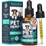 Charlie & Buddy Hmp il Dogs Cats - Helps Pets with nxity, Pin, Strss, Slp, rthritis, Sizures Rlief - i Jint Halth - 100 Natural Pure Drps, Orgnic Clming Trats