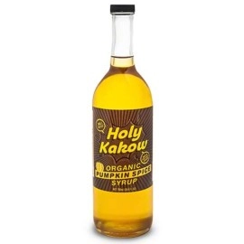 Holy Kakow Cafe Organic Syrup Variety Pack - Pumpkin Spice Syrup, Lavender Syrup, Cardamom Syrup, Organic Syrup for Coffee, Lattes - 750ml 3-Pack