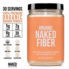 NAKED Fiber Organic Baobab Powder Fiber Supplement