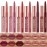 LANGMANNI 6 Matte Lipstick with 6 Lipliners Durable Makeup Set,Long-Lasting Non-Stick Cup Not Fade Waterproof Pigmented Velvet Lipgloss Kit Beauty Cosmetics Makeup Gift for Girls (A)