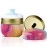 CHENGU Body Powder Case with Powder Puff Powder Container Tea Canister for Baby and Adult Body Talcum Powder Tea Box (Rainbow)