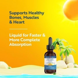 Passion 4 Health Organic Liquid Vitamin D3 K2 (Mk-7) + Omega 3 Supplement - Liquid Vitamin D Drops (5000IU) - Support for Healthy Bones and Muscles