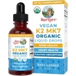 MaryRuth Organics USDA Vitamin K2 MCT Liquid Drops for Adults & Kids | 100 mcg K2 MK7 per serving + MCT Oil | Vegan K2 Vitamin for Bone Health, Heart Health, Calcium Absorption | 1oz
