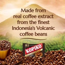 Kopiko Coffee Candy Blister (Pack of 4) with 2 Instant Coffee in Container