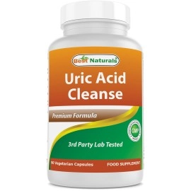 Best Naturals Uric Acid Cleanse Vitamins for Men and Women - 90 Veggie Capsules (90 Count (Pack of 1))