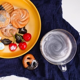 NiHome Edible Luster Dust Glitter Powder Metallic Fancy Food Decorating Sprinkle Glimmery Brew Dust for Drink Wine Beverage Cake Dessert Bakery Restaurant Vegan Allergen-Free (Metallic, 5g/0.18oz)