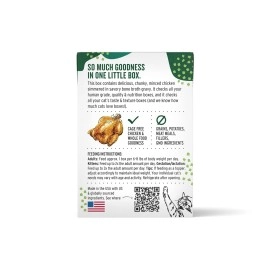 The Honest Kitchen Minced - Chicken in Bone Broth Gravy Wet Cat Food, 5.5 oz (Pack of 12)