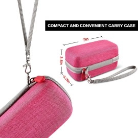 Case Compatible with Panasonic ES2207P/ ES2216PC/ ES2291D Electric Shaver for Women Cordless 3 Blade Razor Pop-Up Trimmer Close Curves. Ladies Shave Razors Holder Fits for Charger -Pink (Box Only)