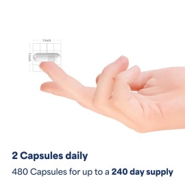 Puritan\'s Pride Red Yeast Rice Capsule 600 mg, 240 Count, Pack of 2