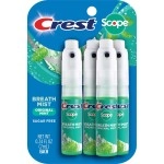 Crest Scope | A pack of 4 mint mist sprays (4 sprays total) - 5ml - Made in an FDA audited facility in the USA
