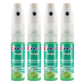 Crest Scope | A pack of 4 mint mist sprays (4 sprays total) - 5ml - Made in an FDA audited facility in the USA