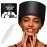 AOPOW Heated Electric Thermal Steamer Cap for Natural Black Afro Hair - Hot Spa Treatment Hat with Temperature Control for Deep Conditioning at Home - Black
