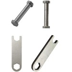 EANWireless compatible for Garmin Lily Watch Band Tool Kit Replacement, Stainless Steel Screws and Wrench Removal Tools for Garmin Lily Women Smart Watch-4 PackSilver