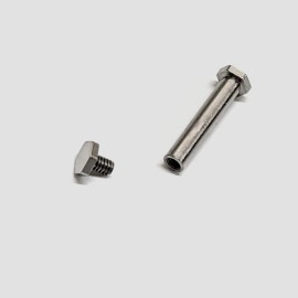 EANWireless compatible for Garmin Lily Watch Band Tool Kit Replacement, Stainless Steel Screws and Wrench Removal Tools for Garmin Lily Women Smart Watch-4 PackSilver