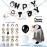 Gejoy 48 Pcs Penguin Birthday Party Decoration: Penguin Banner, Cake Toppers, Balloons in Black, Blue, Orange for Winter Birthday, Baby Shower