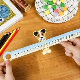 Outus 12 Pieces Slide and Learn Number Line Positive Integers Number Lines 21 x 3 Inch Plastic Number Line Focuses on Numbers 0 to 30 for Kindergarten School and Home