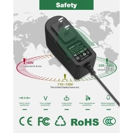 JOVNO HQ8505 Replacement Phi Lips Nore lco Charger Cord Fit for 2300 3500 7000 5000 3000 Series mg5750 mg7750 Electric Shaver Razor, Aquatec Arcitec Multigroom Beard Trimmer