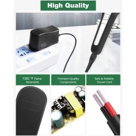 JOVNO HQ8505 Replacement Phi Lips Nore lco Charger Cord Fit for 2300 3500 7000 5000 3000 Series mg5750 mg7750 Electric Shaver Razor, Aquatec Arcitec Multigroom Beard Trimmer