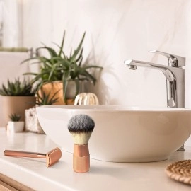 Bambaw Shaving Brush Rose Gold