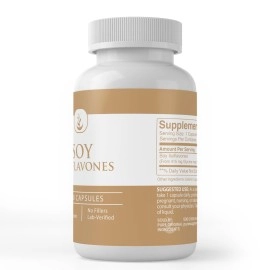 Pure Original Ingredients Soy Isoflavones, (100 Capsules) Always Pure, No Additives or Fillers, Lab Verified