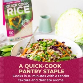 LOTUS FOODS Organic Quick Cook White Rice, 15 OZ