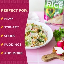 LOTUS FOODS Organic Quick Cook White Rice, 15 OZ