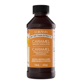 LorAnn Oils Bakery Emulsions Natural & Artificial Flavor 4oz-Caramel -0806-0735