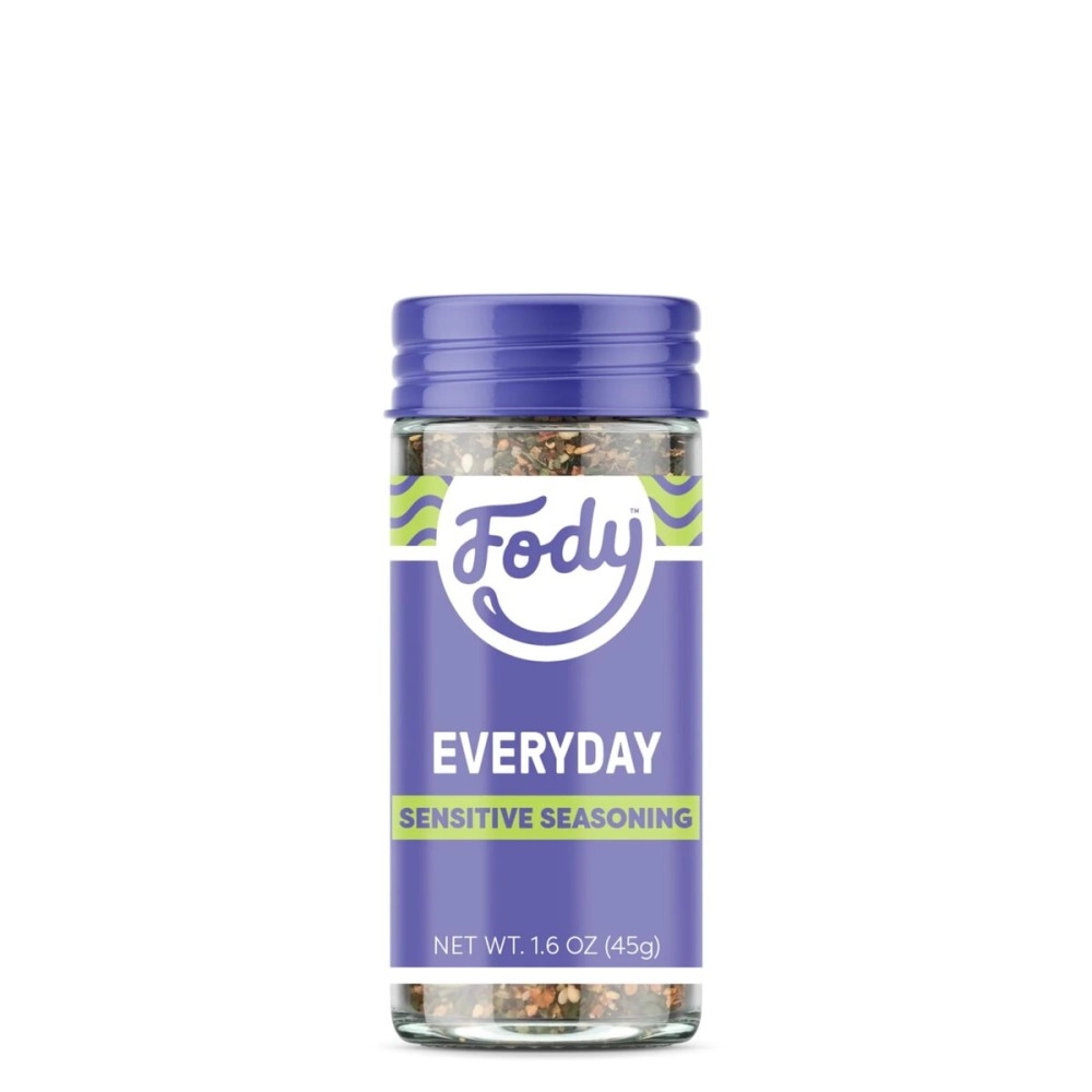 Fody Foods Everyday Seasoning, 1.6 Oz, Garlic and Onion Free, Low FODMAP Certified, Gut & IBS Friendly, Vegan, Non-GMO, Gluten Free, Keto Friendly