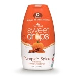 SweetLeaf Sweet Drops - Flavored Stevia Liquid Sweetener, Stevia Extract, Zero Calories, Gluten Free, Keto Friendly, Non GMO, Natural Flavor, Sugar Alternative - Pumpkin Spice, 1.7 Fl Oz (Pack of 1)